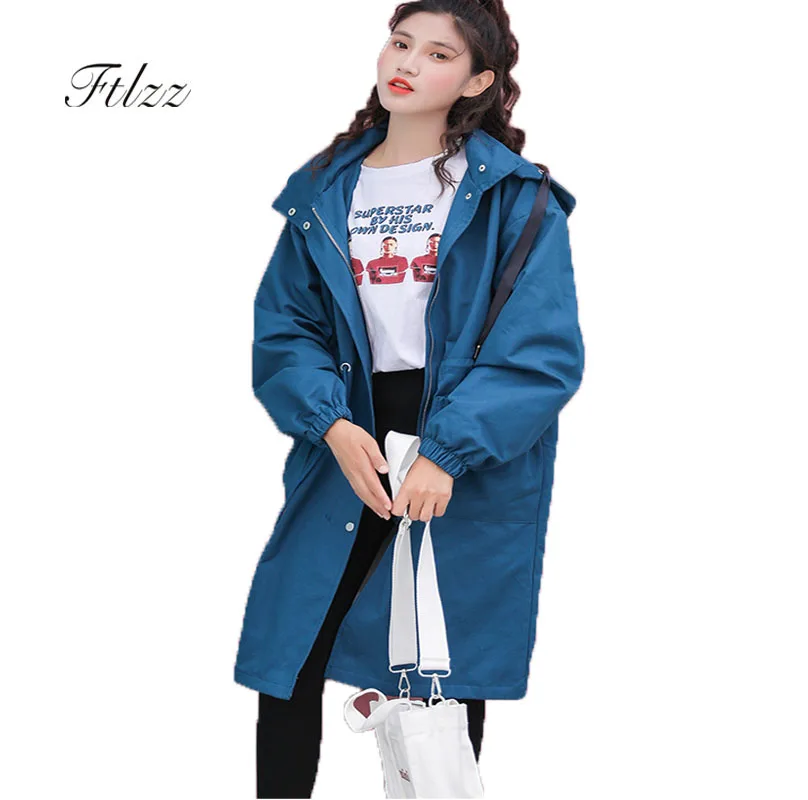 New Spring Autumn Meidum Long Women Windbreaker Fashion Hooded Casual Loose Korean Trench Coat Womans Red Clothing Trenchcoat
New Spring Autumn Meidum Long Women Windbreaker Fashion Hooded Casual Loose Korean Trench Coat Womans Red Clothing Trenchcoat