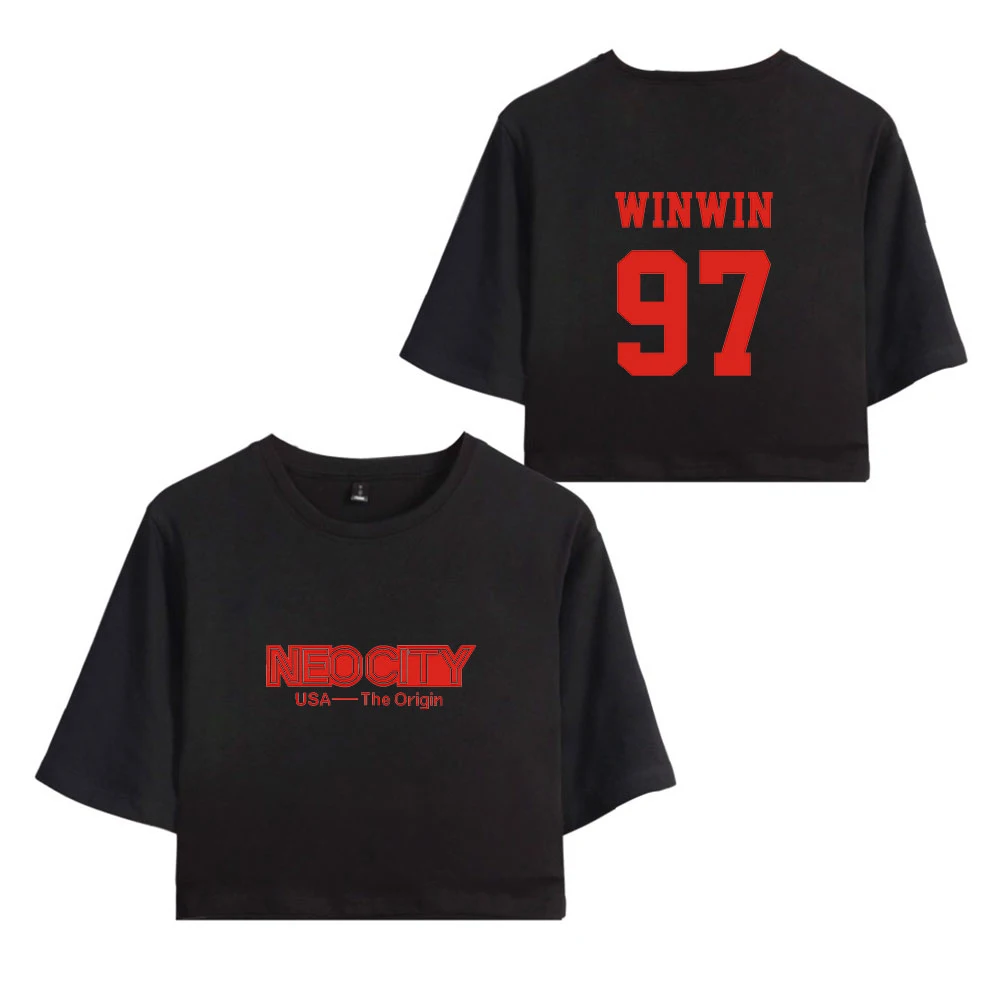 Nct 127 Kpop Women Crop Tops Fashion Summer Short Sleeve T-shirts 2019 New Arrival Hot Sale Girls Trendy Streetwear T shirts
Nct 127 Kpop Women Crop Tops Fashion Summer Short Sleeve T-shirts 2019 New Arrival Hot Sale Girls Trendy Streetwear T shirts