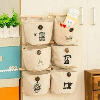 Linen Hanging Storage Bags Organizer Bag Wall Holder Decoration Cosmetic Bags Household Purse Handbag Tote Bag Storage Closet
Linen Hanging Storage Bags Organizer Bag Wall Holder Decoration Cosmetic Bags Household Purse Handbag Tote Bag Storage Closet