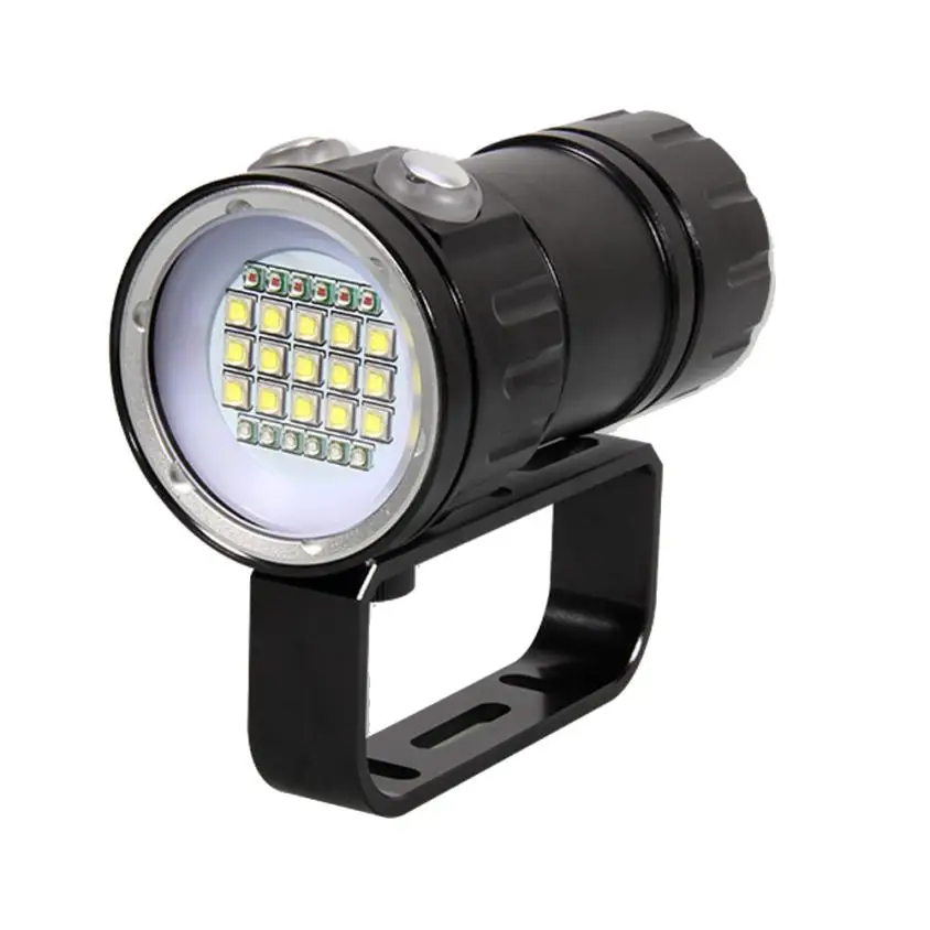 80m LED Diving Flashlight Powerful Photography Light Underwater IPX8 Waterproof Torch Lamp Outdoor Colorful Light Lamp Black PF5
80m LED Diving Flashlight Powerful Photography Light Underwater IPX8 Waterproof Torch Lamp Outdoor Colorful Light Lamp Black PF5