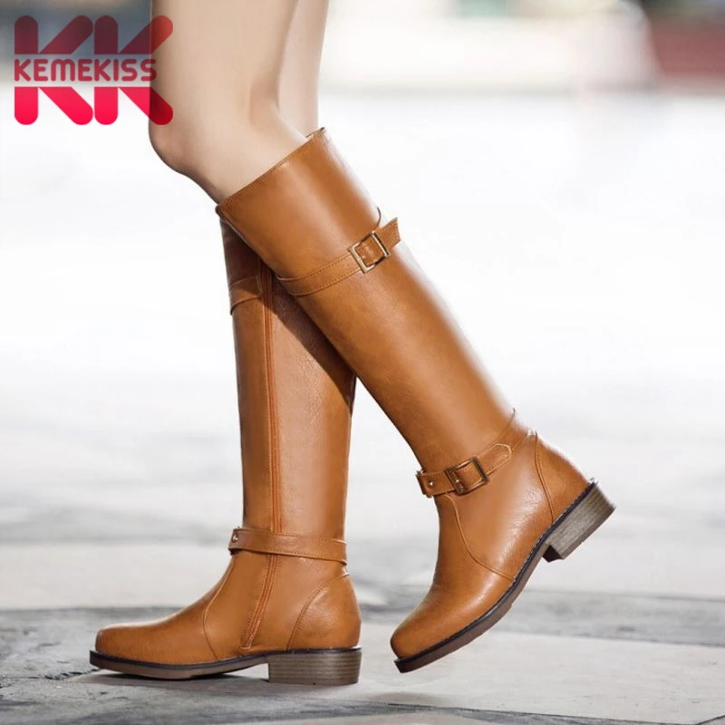 KemeKiss Size 33-44 Women Keep Warm Flats Boots Fashion Round Toe Zipper Knee Boots Winter High Quality Boots Women Footwear
KemeKiss Size 33-44 Women Keep Warm Flats Boots Fashion Round Toe Zipper Knee Boots Winter High Quality Boots Women Footwear