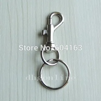 100 PCS SWIVEL CLIP SNAP Hook TRIGGER Webbing SC11A + keyring split ring key 1" 25mm Nickle
100 PCS SWIVEL CLIP SNAP Hook TRIGGER Webbing SC11A + keyring split ring key 1" 25mm Nickle