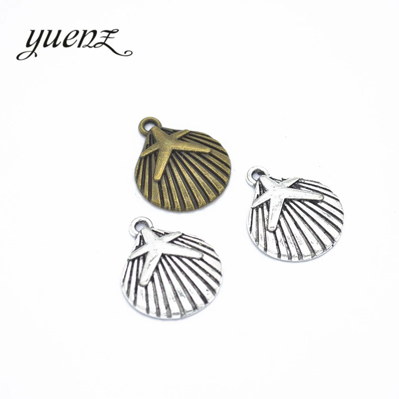 YuenZ 8 pcs 2 color Antique Sliver animal Starfish shell Charm fit for Bracelets Necklace DIY Metal Jewelry 22*18mm D726
YuenZ 8 pcs 2 color Antique Sliver animal Starfish shell Charm fit for Bracelets Necklace DIY Metal Jewelry 22*18mm D726