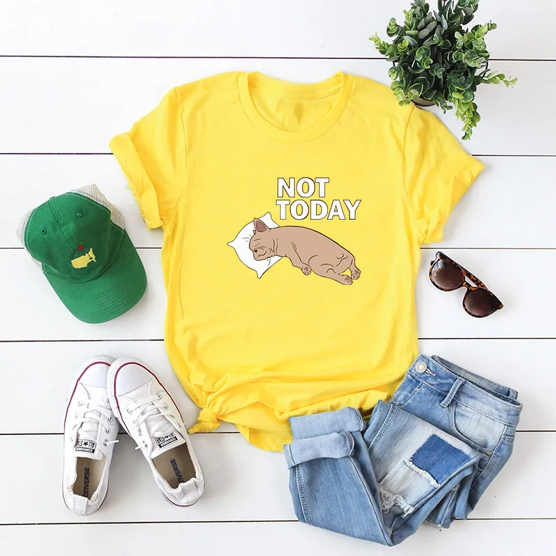 Not Today Dog Lazy Sleep Funny T-shirt Plus Size 5XL New Summer Harajuku Animal Lover Gift Tops Short Sleeve Printed Tee Shirt
Not Today Dog Lazy Sleep Funny T-shirt Plus Size 5XL New Summer Harajuku Animal Lover Gift Tops Short Sleeve Printed Tee Shirt