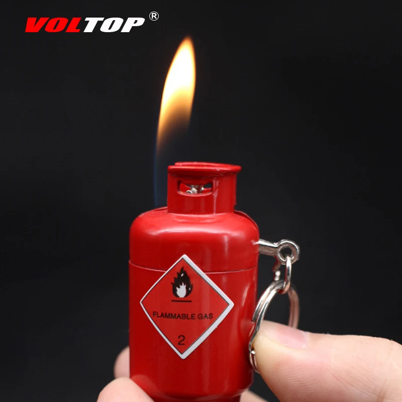 Lighter Key Chain Mini Liquefied Gas Cylinder Car Pendant Motorcycle Keychain Accessories Keyring Creative Decoration (NO Fuel)
Lighter Key Chain Mini Liquefied Gas Cylinder Car Pendant Motorcycle Keychain Accessories Keyring Creative Decoration (NO Fuel)