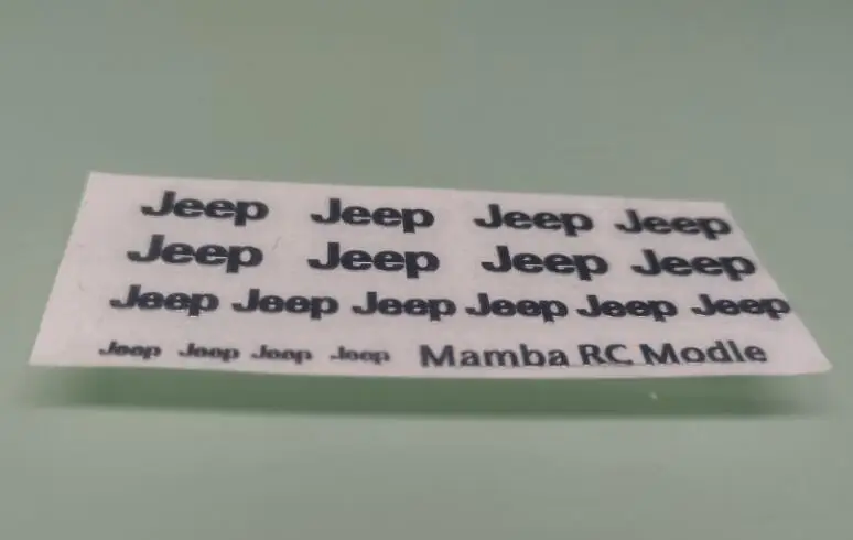 1/10 масштаб осевой SCX10 WRANGLER гусеничный Грузовик наклейки подходит Capo jkmax CD15827 jjAXXAS