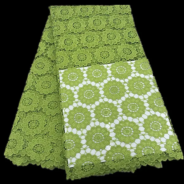 FC19 Free shipping (5yards/pc) Lemon green African guipure lace fabric beautiful cord lace fabric for maing party dress
FC19 Free shipping (5yards/pc) Lemon green African guipure lace fabric beautiful cord lace fabric for maing party dress