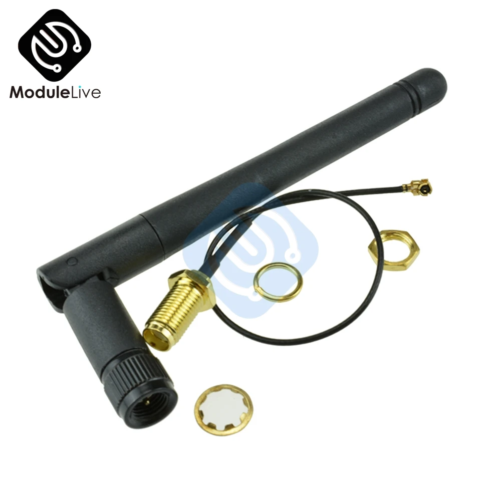 2.4G SMA Antenna Extension Cable 3DBI Gain Antenna for ESP8266 Serial Wifi Module
2.4G SMA Antenna Extension Cable 3DBI Gain Antenna for ESP8266 Serial Wifi Module