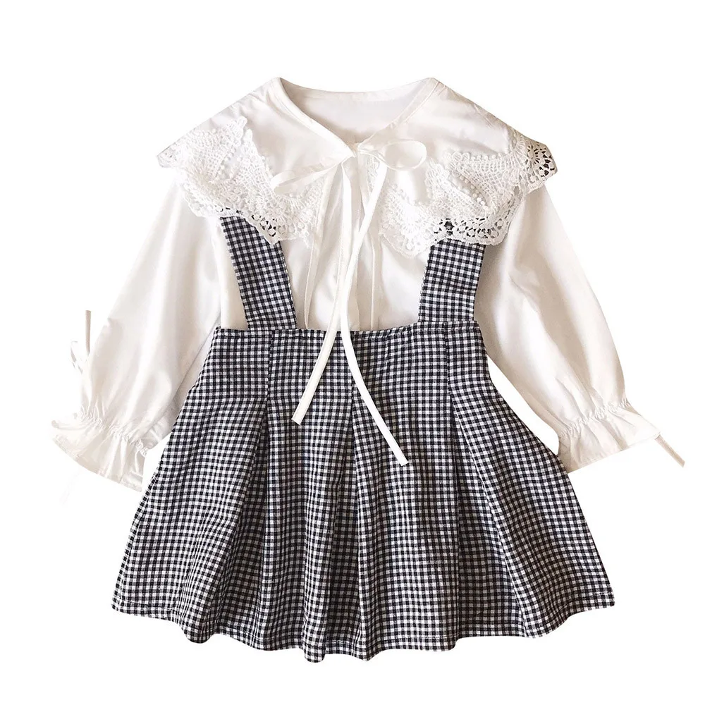 Toddler Kids Baby Girls Lace T shirt Tops+Plaid Outfits 2pcs Set Lace wild little fairy shirt female treasure #YL5
Toddler Kids Baby Girls Lace T shirt Tops+Plaid Outfits 2pcs Set Lace wild little fairy shirt female treasure #YL5