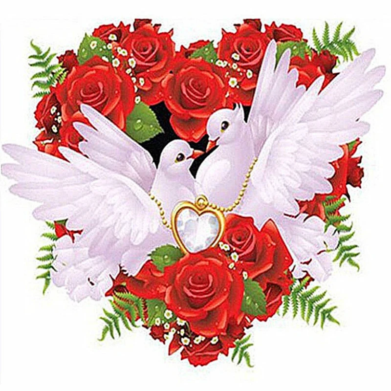 Hot 5D DIY Diamond Painting"White pigeons"Diamond Embroidery Full Square Daimond Painting Cross Stitch Rhinestone Mosaic wedding
Hot 5D DIY Diamond Painting"White pigeons"Diamond Embroidery Full Square Daimond Painting Cross Stitch Rhinestone Mosaic wedding