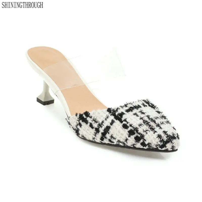 New high heels woman slippers cloth women sandals summer dress shoes woman 5cm thin heels sandals casual shoes big size 10 11 12 
New high heels woman slippers cloth women sandals summer dress shoes woman 5cm thin heels sandals casual shoes big size 10 11 12