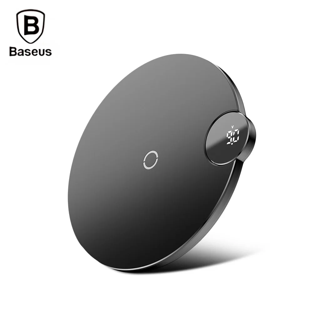 Baseus Wireless Charger Digital LED Display Charging Pad Multiple Charging Protections Fast Steadily for Xiaomi Samsung PhoneXS
Baseus Wireless Charger Digital LED Display Charging Pad Multiple Charging Protections Fast Steadily for Xiaomi Samsung PhoneXS