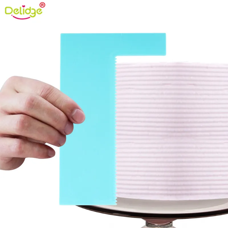 Delidge 1 pc 8 Different Patterns Cake Edge Side Scraper Plastic Cream Cake Fondant Baking Pastry Kitchen Decorating Tools
Delidge 1 pc 8 Different Patterns Cake Edge Side Scraper Plastic Cream Cake Fondant Baking Pastry Kitchen Decorating Tools