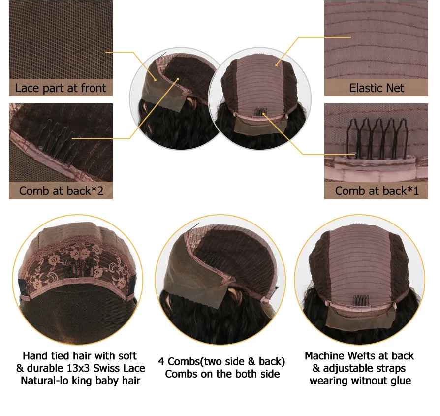 BEEOS Glueless Lace Front Human Hair Wigs Straight With Baby Hair Pre Plucked Remy Front Lace Wigs Brazilian For Black Women (5)