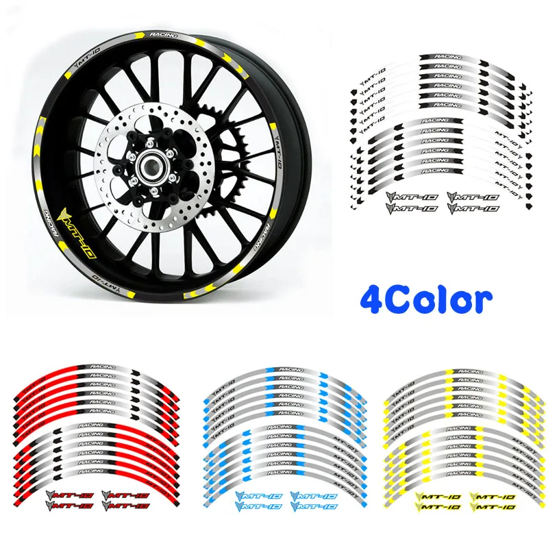 Hot sell High quality 4 color Motorcycle wheel decals stickers rim stripes For YAMAHA MT-10
Hot sell High quality 4 color Motorcycle wheel decals stickers rim stripes For YAMAHA MT-10