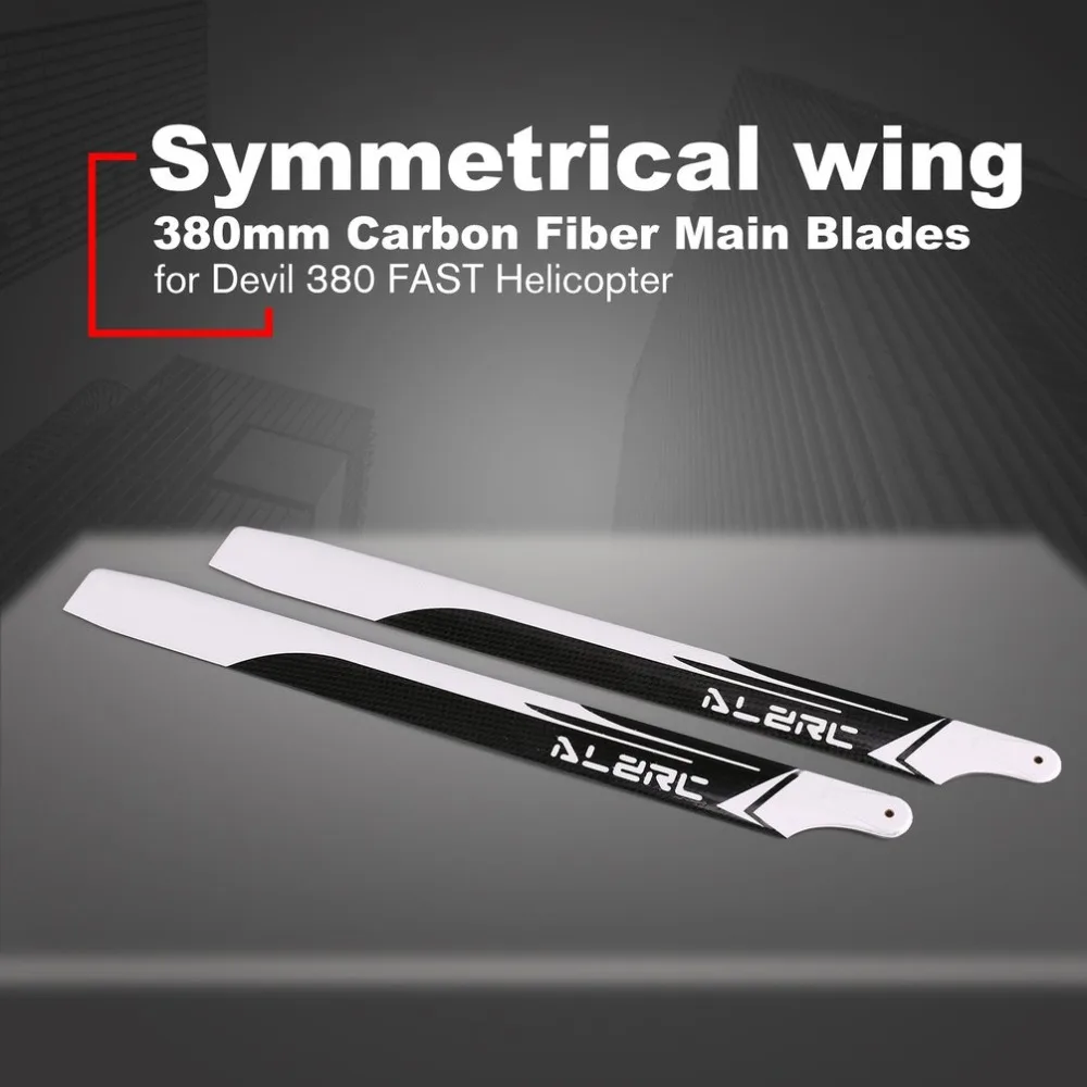 ALZRC 380mm Carbon Fiber Main Blades Propeller Props for Devil 380 FAST Align Helicopter RC Drone Aircraft Parts Accessories
ALZRC 380mm Carbon Fiber Main Blades Propeller Props for Devil 380 FAST Align Helicopter RC Drone Aircraft Parts Accessories