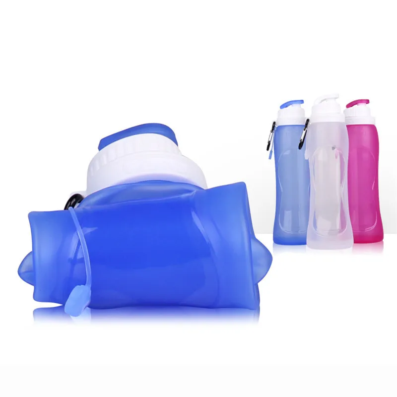 Outdoor sports bottle silicone folding kettle portable creative leakproof water bottles
Outdoor sports bottle silicone folding kettle portable creative leakproof water bottles
