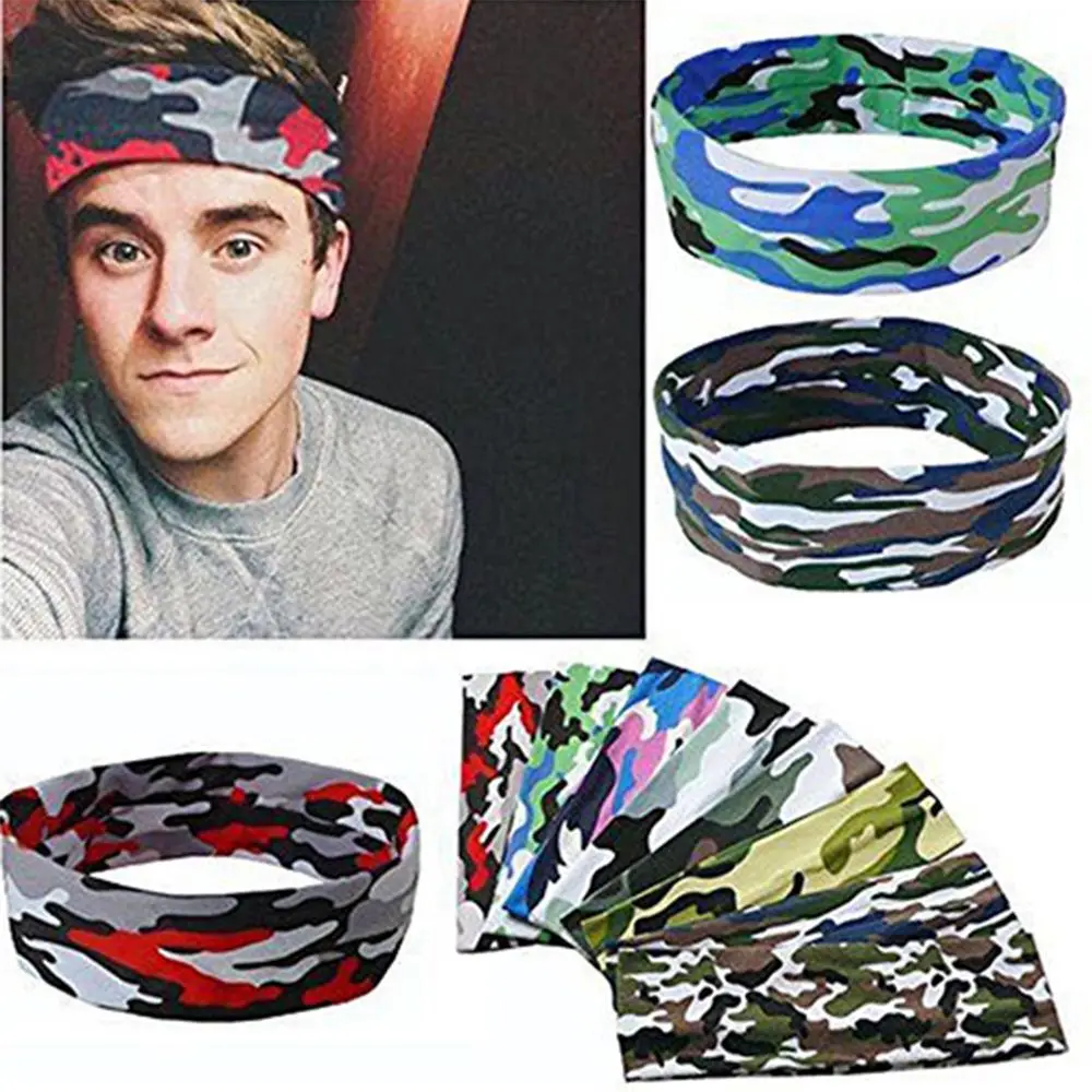 New Hot Universal Camouflage Headband Yoga Basketball Gym Sport Hairdband Elastic Hair Bands Sweat Breathable Headbands
New Hot Universal Camouflage Headband Yoga Basketball Gym Sport Hairdband Elastic Hair Bands Sweat Breathable Headbands