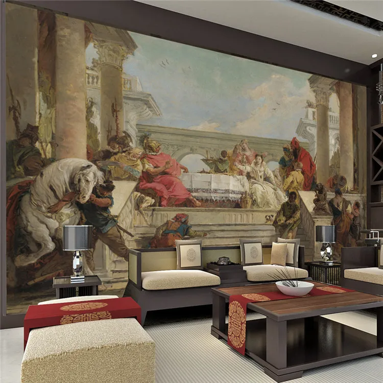 Vintage Custom Photo wallpaper Famous Painting Murals European 3D Wallpaper Art Decor Bedroom Sofa background wall Free shiping
Vintage Custom Photo wallpaper Famous Painting Murals European 3D Wallpaper Art Decor Bedroom Sofa background wall Free shiping