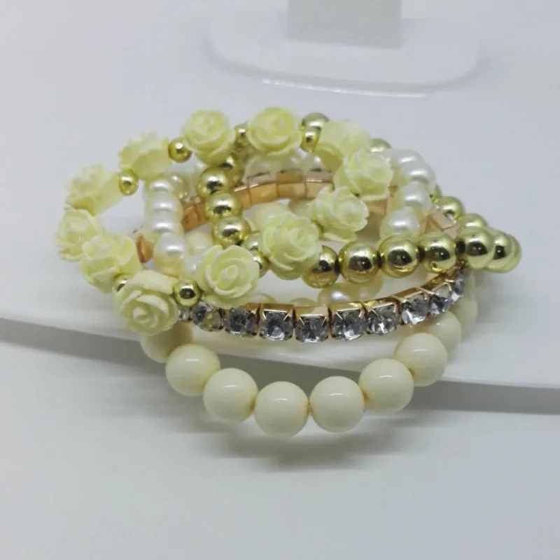 Felyskep Fashion Beads Bracelet With Rose flower For Women Fashion Jewelry Manufacturers Direct Wholesale 007HL
Felyskep Fashion Beads Bracelet With Rose flower For Women Fashion Jewelry Manufacturers Direct Wholesale 007HL