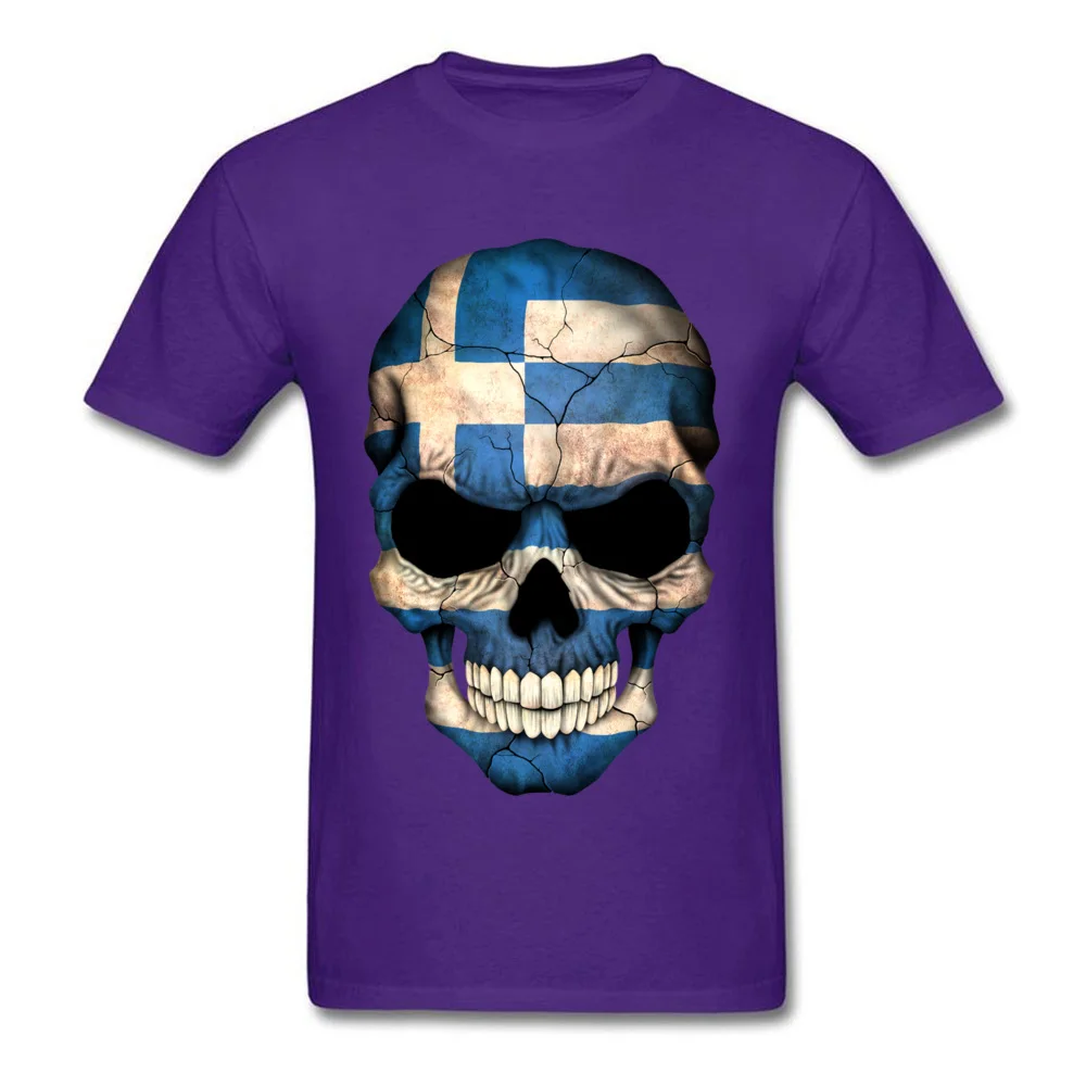 Greek Flag Skull_purple