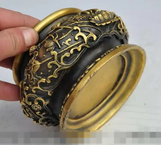 S1163 5" chinese buddhism bronze temple joss lotus buddha statue Incense Burner Censer
S1163 5" chinese buddhism bronze temple joss lotus buddha statue Incense Burner Censer