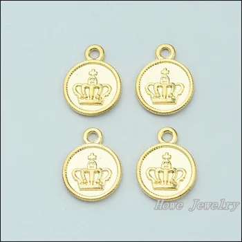 wholesale 80pcs fashion Champagne Gold plated round crown Charm Pendant fit European Necklace DIY Metal Jewelry Findings JC668
wholesale 80pcs fashion Champagne Gold plated round crown Charm Pendant fit European Necklace DIY Metal Jewelry Findings JC668