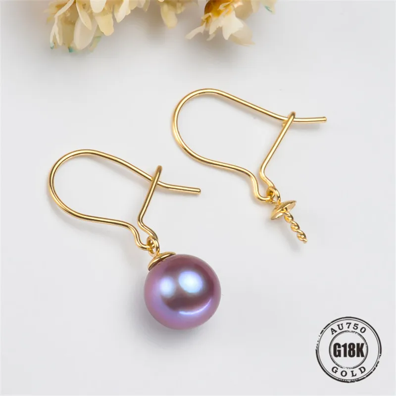 G18K Gold Earrings Pearl Jewelry, 18K Gold Ear hook For Women Fashion Gold Earrings Pearl Accessories
G18K Gold Earrings Pearl Jewelry, 18K Gold Ear hook For Women Fashion Gold Earrings Pearl Accessories