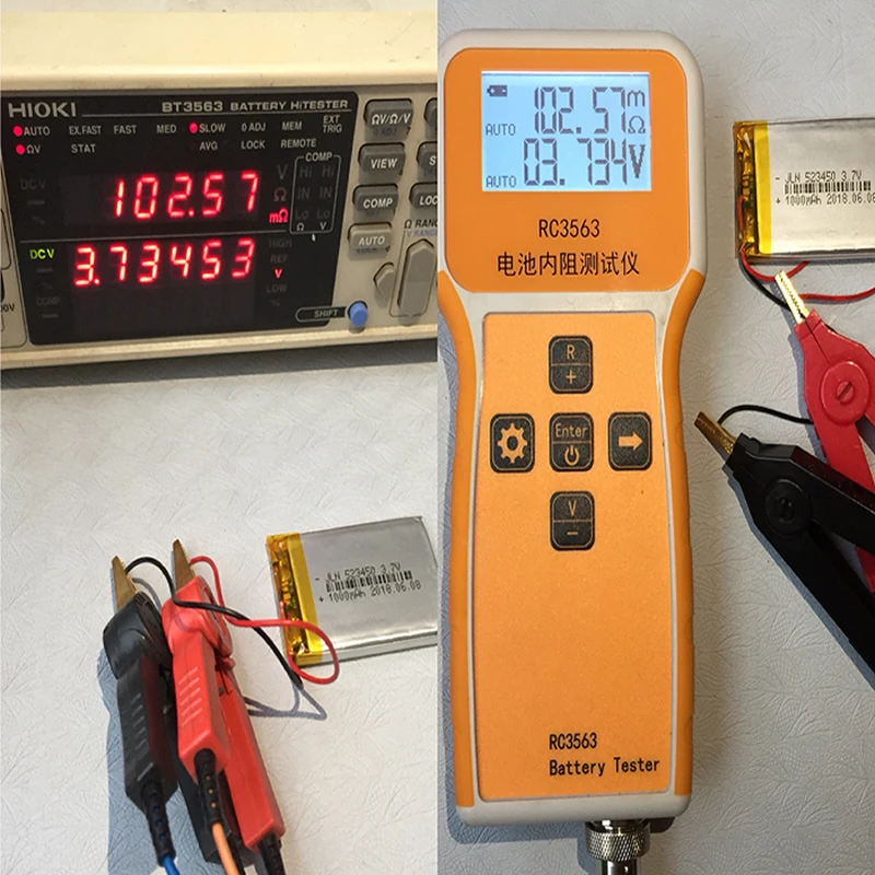 RC3563 Battery Internal Resistance Tester Internal Resistance Tester High Precision Lead Lithium Nickel Chrome Battery Test
RC3563 Battery Internal Resistance Tester Internal Resistance Tester High Precision Lead Lithium Nickel Chrome Battery Test