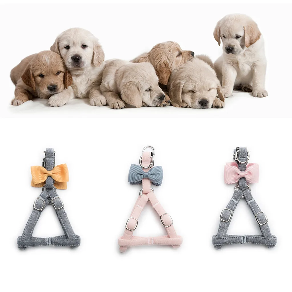 Trsnser Dog Harness Pet Cat Yellow Dogs Cats Tie Bow Vest Set Chest Straps Belt Set Cloth Adjustable Leash Safety 19June20 P30
Trsnser Dog Harness Pet Cat Yellow Dogs Cats Tie Bow Vest Set Chest Straps Belt Set Cloth Adjustable Leash Safety 19June20 P30