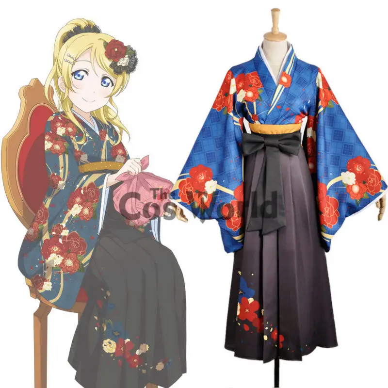 Love Live Taisho Romances Ayase Eli Kimono Yukata Outfit Anime Customize Cosplay Costumes
Love Live Taisho Romances Ayase Eli Kimono Yukata Outfit Anime Customize Cosplay Costumes