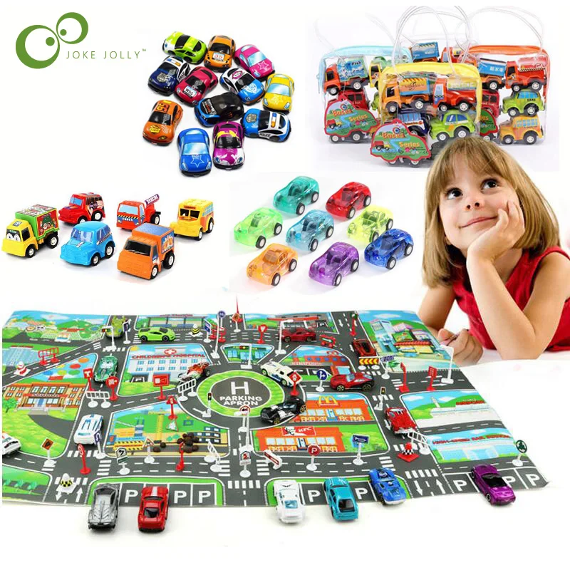 New Classic Boy Girl Candy Color Truck Vehicle Kids Child Toy Mini Small Pull Back Car City PARKING LOT Roadmap Map DIY Car WYQ
New Classic Boy Girl Candy Color Truck Vehicle Kids Child Toy Mini Small Pull Back Car City PARKING LOT Roadmap Map DIY Car WYQ