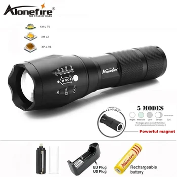 AloneFire G700N XM-L T6 L2 led flashlight outdoor lantern Zoom Magnet travel camping light torch lamp 18650 Rechargeable battery
AloneFire G700N XM-L T6 L2 led flashlight outdoor lantern Zoom Magnet travel camping light torch lamp 18650 Rechargeable battery