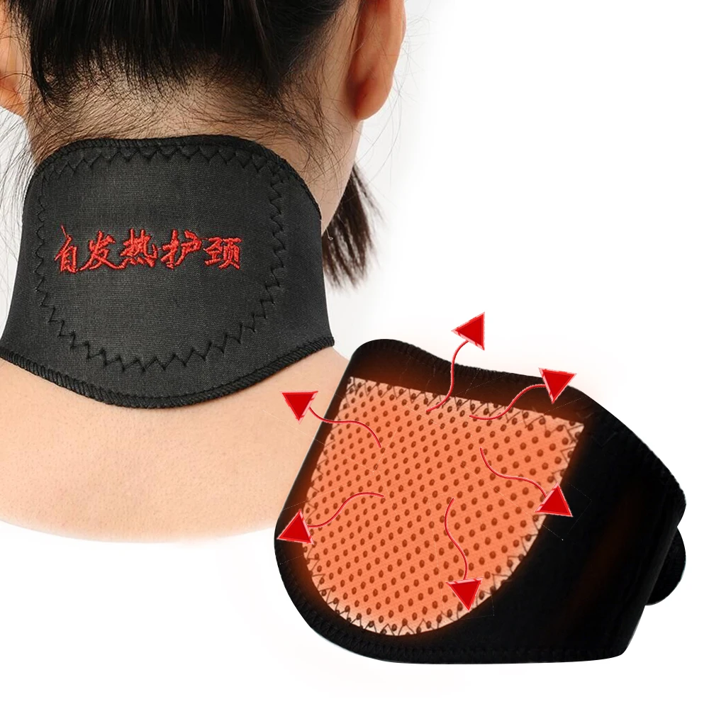 1pcs Tourmaline Neck Support Belt Magnetic Therapy Self heating Brace Wrap Neck Protect Magnet Band Massager Belt Protector
1pcs Tourmaline Neck Support Belt Magnetic Therapy Self heating Brace Wrap Neck Protect Magnet Band Massager Belt Protector