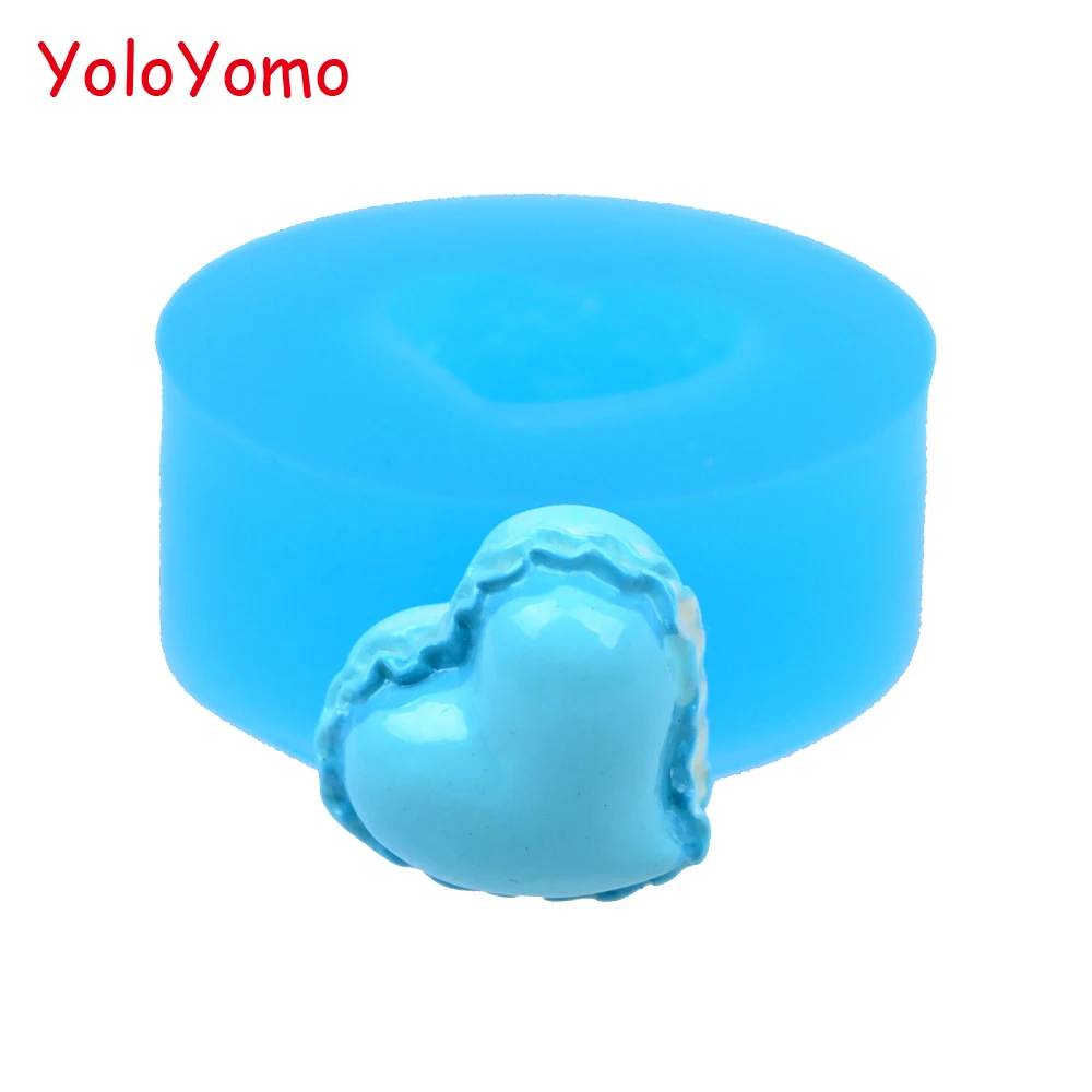 G315YL 14.4mm Heart Macaron Flexible Silicone Mold - Miniature Sweets, Fondant, Candle Cookie Biscuit Resin Cake Decorating Mold
G315YL 14.4mm Heart Macaron Flexible Silicone Mold - Miniature Sweets, Fondant, Candle Cookie Biscuit Resin Cake Decorating Mold