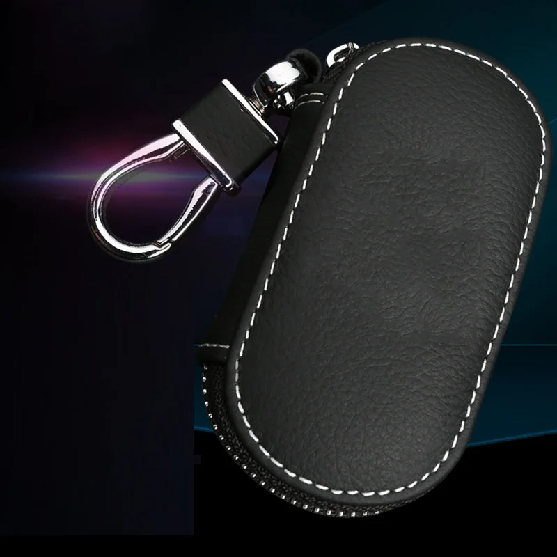 Top Real Leather Key Case Bag for Car Organizer Auto Metal Zipper High Quality Universal Fit
Top Real Leather Key Case Bag for Car Organizer Auto Metal Zipper High Quality Universal Fit