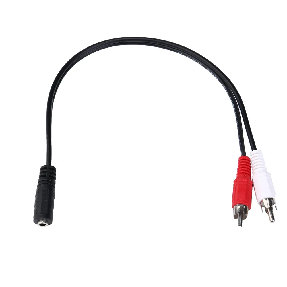 2 Male RCA to Female 3.5mm Stereo Plug Jack Adapter Connector Cable 2 Male RCA to Female 3.5mm Stereo Plug 3.5
2 Male RCA to Female 3.5mm Stereo Plug Jack Adapter Connector Cable 2 Male RCA to Female 3.5mm Stereo Plug 3.5