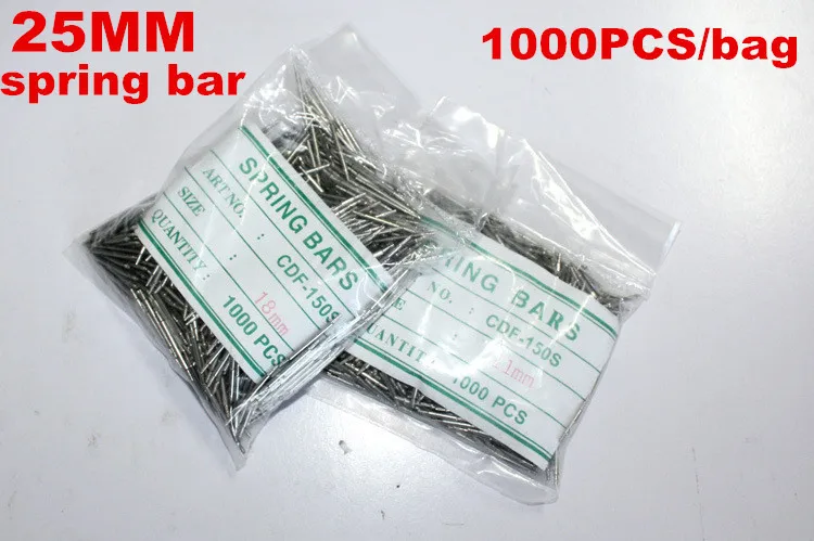 Wholesale 1000PCS / bag High quality watch repair tools & kits 25MM spring bar watch repair parts -041416
Wholesale 1000PCS / bag High quality watch repair tools & kits 25MM spring bar watch repair parts -041416