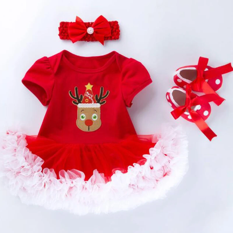 LSKY New Year's Clothes Set Baby Clothes Christmas Toddler Party Dress Romper Suit Baby Infant Jumpsuit +Hair band+Shoes 3Pcs
LSKY New Year's Clothes Set Baby Clothes Christmas Toddler Party Dress Romper Suit Baby Infant Jumpsuit +Hair band+Shoes 3Pcs