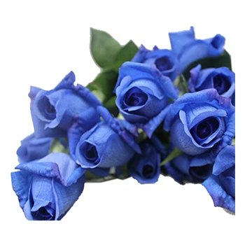 UESH-10x Real touch rose Cloth artificial flower for Home wedding party Living Room Decoration bouquet floral Blue
UESH-10x Real touch rose Cloth artificial flower for Home wedding party Living Room Decoration bouquet floral Blue