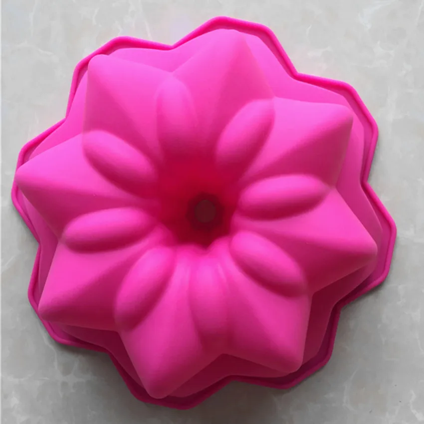 Octagonal Flower Shape Silicone Cake Pan Savarin Baking Tray Big Size 23cm Bakeware Pastry Pizza Cake Mold Kitchen Tools GJD133
Octagonal Flower Shape Silicone Cake Pan Savarin Baking Tray Big Size 23cm Bakeware Pastry Pizza Cake Mold Kitchen Tools GJD133