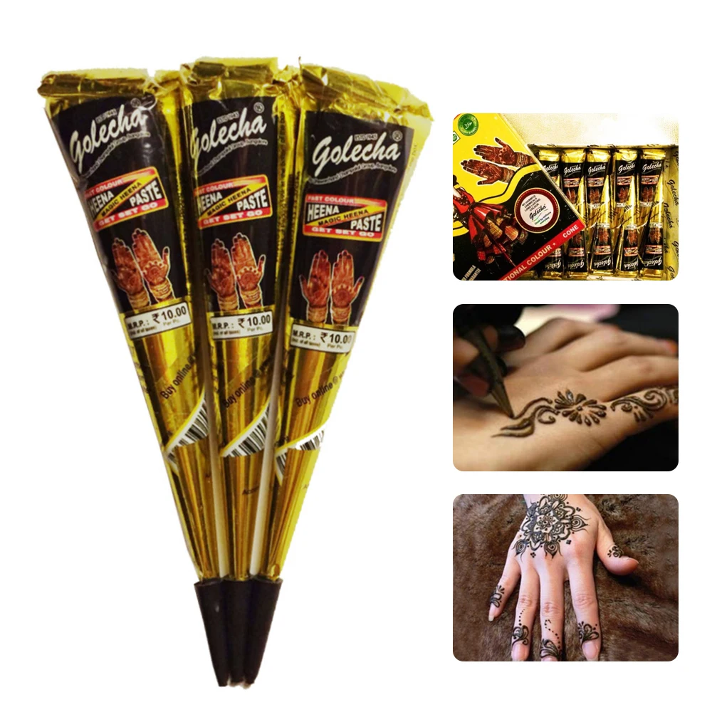 30g Henna Indian Tattoo Paste Black Henna Cones Tattoo Ink For Temporary Tattoo Cream Waterproof Body Art Paint For Stencil
30g Henna Indian Tattoo Paste Black Henna Cones Tattoo Ink For Temporary Tattoo Cream Waterproof Body Art Paint For Stencil