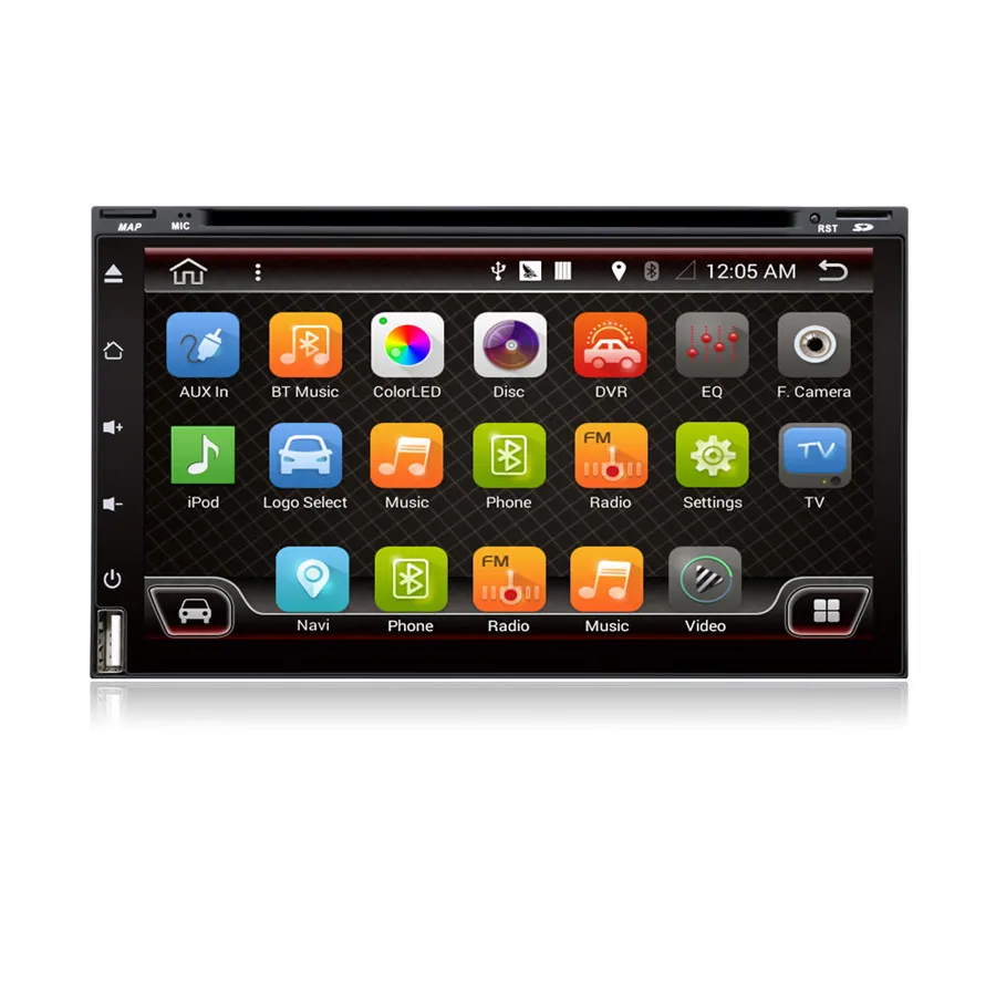 New 2 DIN Android 7.1 Wifi DVD 3G/4G BT DAB Mirror Link OBD Car Multimedia Video Play GPS Navigation Radio Stereo Video Player
New 2 DIN Android 7.1 Wifi DVD 3G/4G BT DAB Mirror Link OBD Car Multimedia Video Play GPS Navigation Radio Stereo Video Player