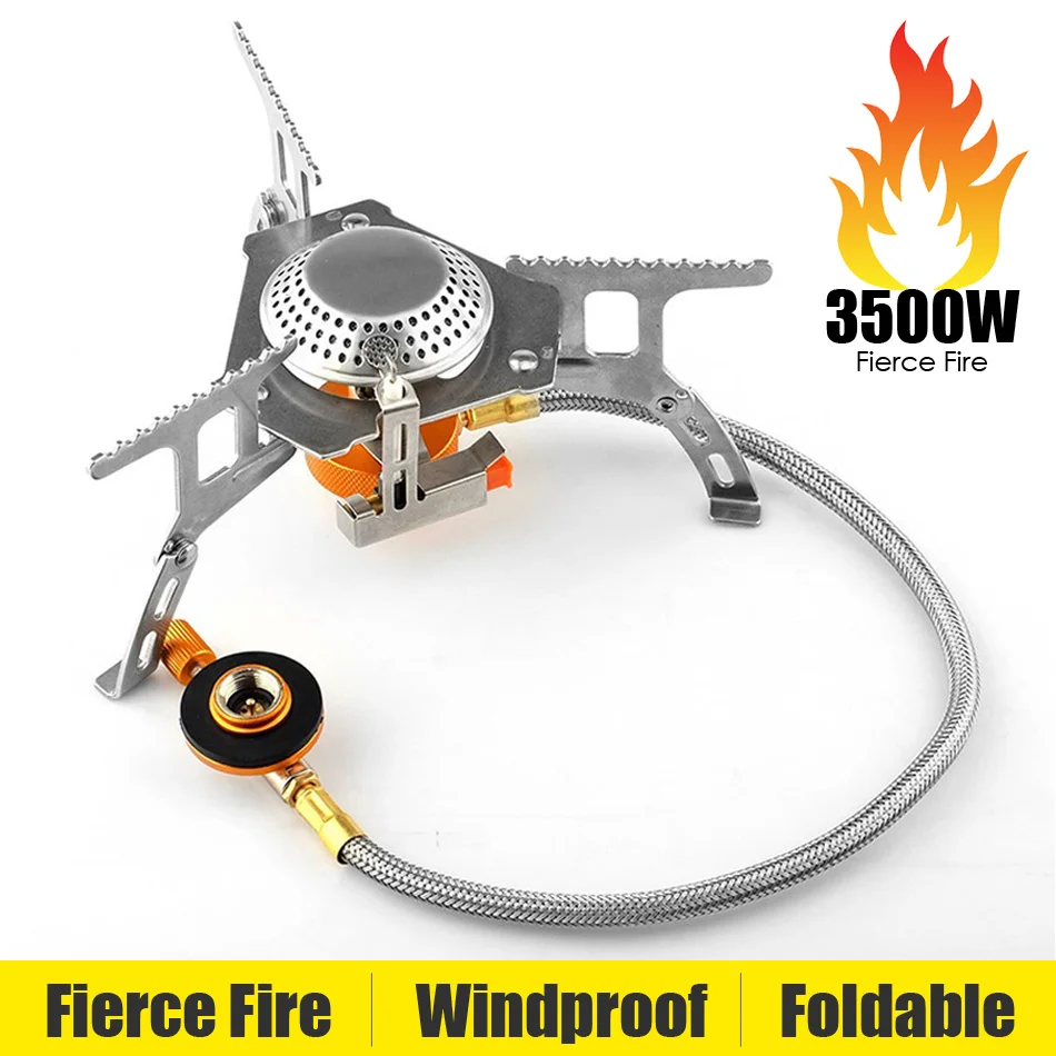 3500w Camping Gas Stove Burner Split Portable Butane Burner Electronic Ignition Fogao Cooker Outdoor Cooking Camp Gaz Kamp Ocak
3500w Camping Gas Stove Burner Split Portable Butane Burner Electronic Ignition Fogao Cooker Outdoor Cooking Camp Gaz Kamp Ocak