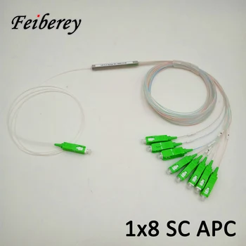 100pcs 1m 0.9mm 1*8 SC APC Singlemode Blockless Optical Fiber PLC Splitter and 1000pcs 0.5*40 Heat Shrinkable Protection Sleeve
100pcs 1m 0.9mm 1*8 SC APC Singlemode Blockless Optical Fiber PLC Splitter and 1000pcs 0.5*40 Heat Shrinkable Protection Sleeve