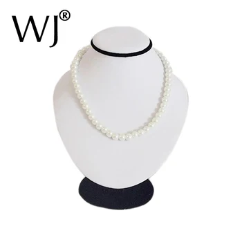 7" White PU Leather Mannequin Necklace Jewelry Display Stand Pendant Bust Holder Neck Form Chain Jewellery Presentation Decorate
7" White PU Leather Mannequin Necklace Jewelry Display Stand Pendant Bust Holder Neck Form Chain Jewellery Presentation Decorate