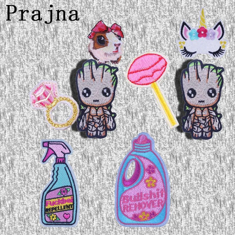 Prajna Cartoon Patches Sewing Iron-on Tree Man Groot Toys Patch For Clothing DIY Fabric Accessory Decorate Applique Patch H
Prajna Cartoon Patches Sewing Iron-on Tree Man Groot Toys Patch For Clothing DIY Fabric Accessory Decorate Applique Patch H