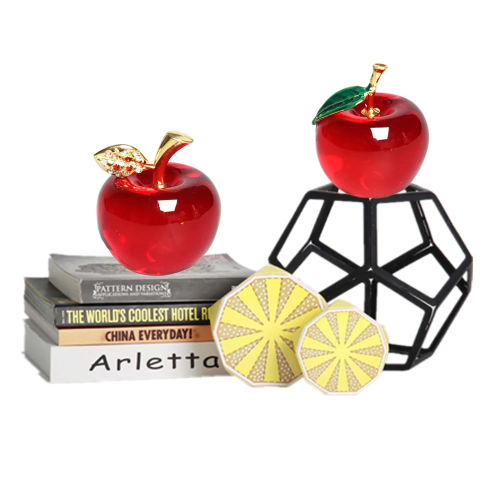 Red Crystal Apple Ornament Glass Crafts Car Ornaments Figurine Home Decoration Accessories Home Decor Table Ornament Lucky Apple
Red Crystal Apple Ornament Glass Crafts Car Ornaments Figurine Home Decoration Accessories Home Decor Table Ornament Lucky Apple