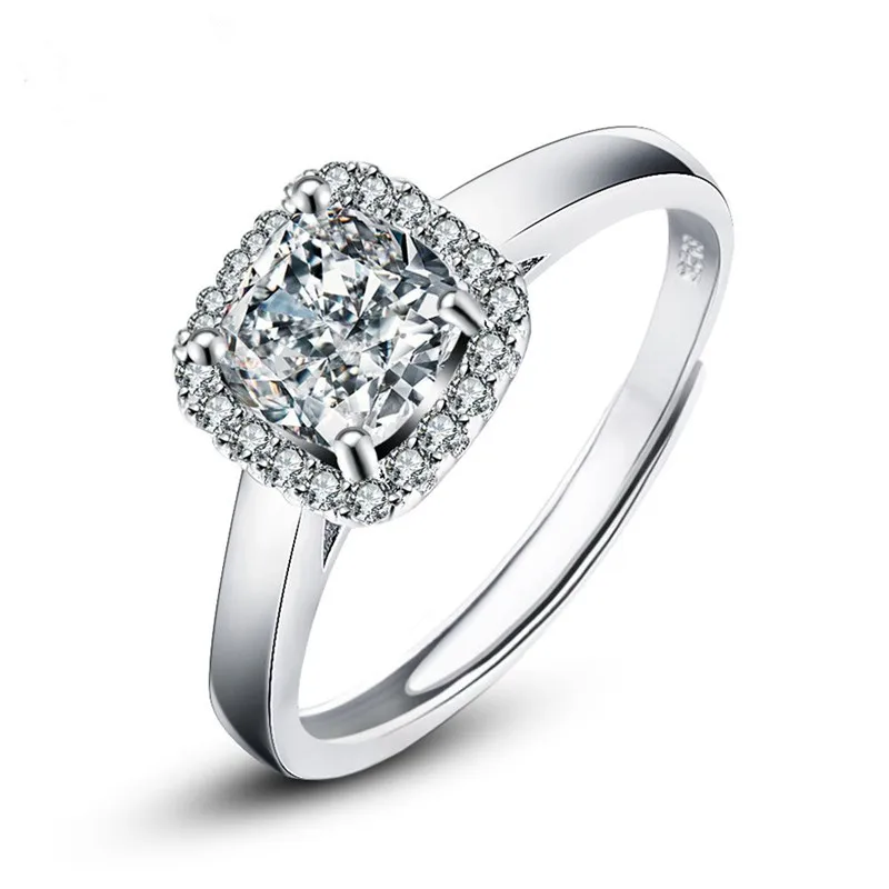 VOJEFEN Genuine Women Jewelry Single Square Zircon Ring Fashion Ring 925 Sterling Silver Engagement Ring Making 2019
VOJEFEN Genuine Women Jewelry Single Square Zircon Ring Fashion Ring 925 Sterling Silver Engagement Ring Making 2019