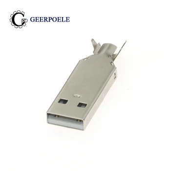 50 pcs/lot Gold Plating USB 2.0 Type A 4 Pin 30V 1.5A Connectors Port Jack Tail Male Socket Plug Electric Terminals
50 pcs/lot Gold Plating USB 2.0 Type A 4 Pin 30V 1.5A Connectors Port Jack Tail Male Socket Plug Electric Terminals